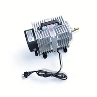 Bomba de Aire 110-220V con Distribuidor de 12 Salidas y Boquilla de Cobre, Alta Presión 120L/min, Suministro de Fábrica OEM
