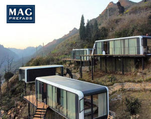 중국 현대식 선박 캡슐 하우스 조립식 주택 가격 사례 - Product Image 6