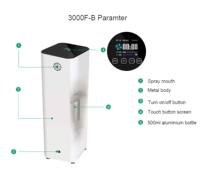 Diffuseur d'arômes électrique à commande tactile pour hôtels et magasins, 4000m³, sans eau, à air froid, 500ml - Ventes Flash