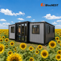 BlocNEST Maison Conteneur Moderne Extensible Préfabriquée pour Usage Résidentiel
