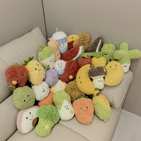Peluche pomme en coton à motif de dessin animé, personnalisable, jouet pomme rouge souriante, pour machine à griffes, peluche à lancer pour mariage, vente en gros