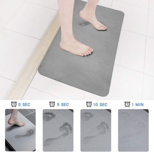Soft Diatomite Earth Fast Drying <strong>Bath</strong> Shower <strong>Mats</strong> <strong>Large</strong> and Thin Non-Slip Water Absorbent Diatomaceous Mud Bathroom <strong>Mat</strong> - Product Image 5