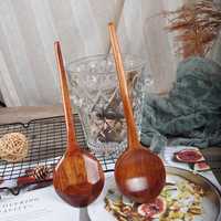 Nouvelle cuillère à long manche tortue soupe en bois grande cuillère Ramen ustensiles de cuisine créatifs cuisson cuillère à remuer manger truie