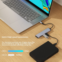 7in1 Type C Hub with LED Indicator 4K60Hz H DMI2.0 USB-C 3.0 100W PD Charging, SD TF 3.0 Card Reader Laptop Applicable