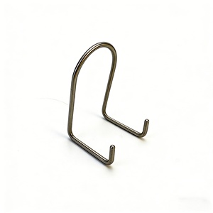 Crochets en acier inoxydable durables au design moderne, gain de place, pour suspendre les serviettes et les vêtements de jardin - Product Image 2