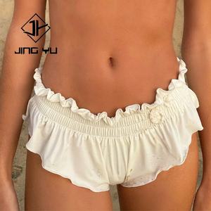 Traje de Baño de Verano con Nudo en el Pecho, Diseño de Moda, Personalizado, con Volantes, Tela Suave de Bambú - Product Image 4