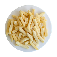 Fournisseur de bâtonnets de pommes de terre, snacks chinois exotiques, processus VF, coupe originale, saveur originale, bâtonnets de pommes de terre halal
