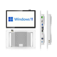 Panel PC Industrial de 18.5\", 15.6\", 15\", 23.6\", 13.3\", Computadora Industrial Todo en Uno con Pantalla Táctil Capacitiva, PC con Sistema Operativo Windows