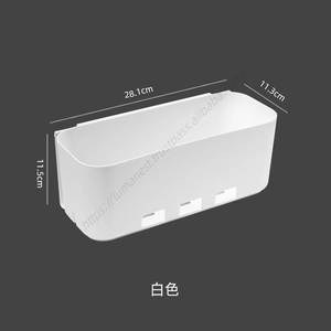 En gros, Étagère de rangement sous-meuble multifonctionnelle en plastique, murale, avec panier tiroir coulissant pour cuisine - Product Image 3