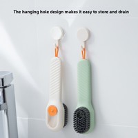 Nouvelle Brosse Multifonctionnelle pour Chaussures et Vêtements Doux avec Distributeur de Liquide Nettoyant, Modèle 2025