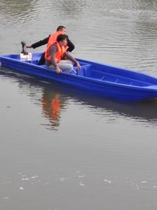 <span class=keywords><strong>Bateau</strong></span> de pêche à double coque rotomoulé en LLDPE de 5 m (16 pi), épaissi et stable, pour 7 personnes, avec support pour moteur hors-bord - Product Image 5