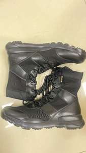 Bottes de combat d'été légères TSB1102 en cuir avec empeigne en mesh et semelle extérieure en EVA, sans fermeture éclair latérale, respirantes, légères, stock SMOVE - Product Image 5