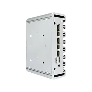 YCTipc Low TDP Fanless Industrial Mini Pc 1 Com 5lan 2.5G 2HD-mi DP Type-C 4USB DDR5 NVME 2.5inch Sata UHD