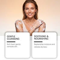 Gel Douche Rafraîchissant au Kaki : Soin Doux, Nettoyage en Profondeur, Parfum Frais, Effet Hydratant Doux, Texture Non Collante, Désodorisant