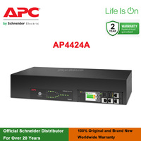 PDU ATS NetShelter 2U para Rack AP4424A, Interruptor de Alimentación de Doble Entrada de 230V, Suministro de Energía Redundante Confiable para Equipos de TI en Salas de Datos