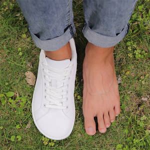 Chaussures orthopédiques unisexes décontractées pieds nus pour hommes, chaussures larges en forme de <span class=keywords><strong>pied</strong></span>, baskets zéro chute - Product Image 1