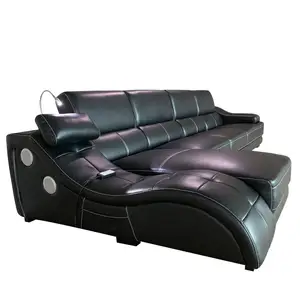 Nordic designs Modern Sofa Sets Furniture smart funiture leather sofa With Massage USB LED Light Living Room sofas