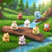 Figurines en résine de la série Pokémon : Pikachu, Psyduck, Bulbasaur – Statues mignonnes et amusantes inspirées de l'anime