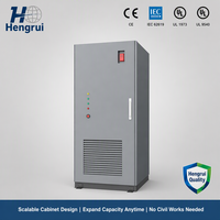 Kabinet Penyimpanan Energi Luar Ruangan IP65 dengan Desain Pendingin Udara dan Sistem Pemadam Kebakaran untuk Stasiun Basis Telekomunikasi