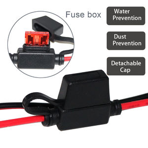 ПВХ 2 Pin для быстрого отсоединения, прибор для порт Dc водонепроницаемый разъем питания кольцевой контактный зажим Sae батарея кабель-удлинитель - Product Image 5