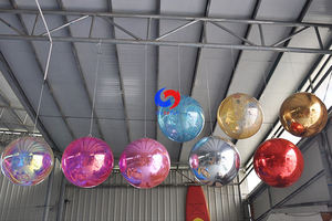 La plus nouvelle luminosité brillance sphère gonflable miroir boule ballon réfléchissant avec taille personnalisée maison jardin ornement décoration - Product Image 4