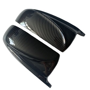Carcasa de espejo retrovisor de fibra de carbono para Bmw X5 X6 E70 E71 08-13, juego completo de material ABS - Product Image 1