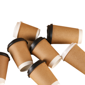 Wholesale 8Oz 12Oz 16Oz 10Oz <b>Disposable</b> Paper <b>Cups</b> Customized Hot Coffee Double Wall Paper <b>Cups</b> With Lids for Hot Drinks - Product Image 2