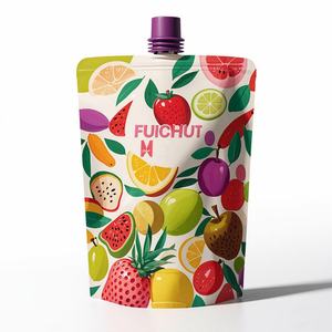 Pochettes souples personnalisées pour jus d'orange avec bec verseur, emballage stand-up pour usage alimentaire, prix usine pour jus et boissons gazeuses - Product Image 5