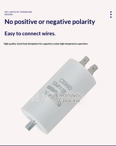 Condensateur <span class=keywords><strong>CBB60</strong></span> pour lave-linge, condensateur de fonctionnement 250 Vca <span class=keywords><strong>50</strong></span>/60 Hz - Product Image 2