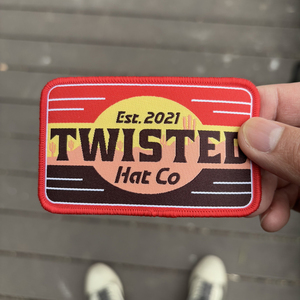 オリジナル織りパッチ マルチカラー スポーツアップリケ ラベル バッジ アイロン接着 ベルクロ ワッペン 衣料品用 - Product Image 3