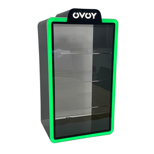 Nhà máy tùy chỉnh đầy màu sắc LED Acrylic hiển thị giá truy cập hàng đầu cửa hàng hiển thị trường hợp 3 tầng hiển thị Acrylic đứng - Product Image 6