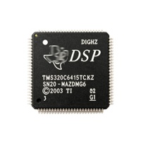 Microcontrôleur TMS320C6455BCTZ 32 bits, 320 Ko de mémoire Flash, boîtier 697FCBGA