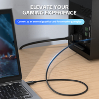Expédition rapide, câble USB Thunderbolt 5 de 2 m, câble de transfert de données haute vitesse de 1 m, 80 Gbps, charge PD 240 W 5 A, vidéo 8K, OEM pour ordinateur portable PC