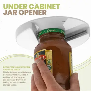 Amazon Offre Spéciale ouvre-bouteille de cuisine multifonction ABS lata peut réglable ouvre-bocal rond ouvre-boîte sous le meuble ouvre-bocal