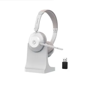 BT-882 Noise Cancelling Wireless Bluetooth Call Center Telephone Business Headset With Microphone For PC office