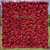 Mur de fleurs artificielles personnalisé en gros pour les organisateurs d'événements, les photographes et les fournisseurs de mariages
