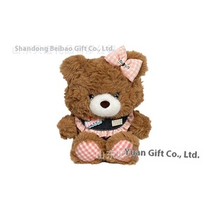 Bán buôn 8-inch Bow Gấu bông Rag búp bê siêu mềm đồ chơi sang trọng với PP bông điền Claw máy phim hoạt hình nhân vật - Product Image 5