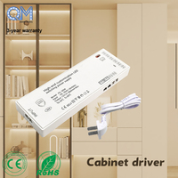 Alimentation électrique pour armoire 24W 36W 60W 100W 12V 24V, alimentation à capteur LED pour meubles, armoire, bande lumineuse LED