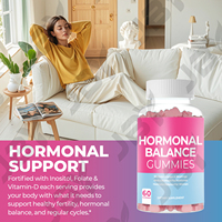 Gummies pour l'équilibre hormonal JBY OEM/ODM, marque privée, pour le soutien de l'humeur, complément alimentaire naturel pour la santé des femmes, formule personnalisée de marque privée
