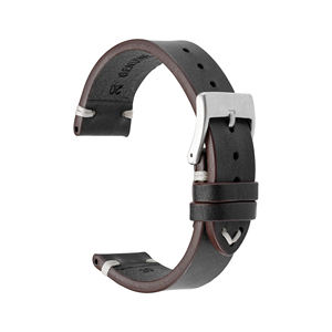 Bracelet de montre Hong Kong en cuir de veau souple Ming Fung, multi-couleurs, cousu main, beige, avec boucle réglable 20mm – Meilleure vente - Product Image 2