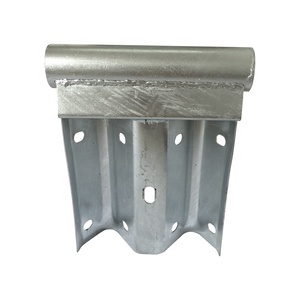 Carretera galvanizada Aashto M180 Barrera de metal de tráfico de barandilla corrugada Extremo PED usado para la venta Barandilla de carretera - Product Image 1