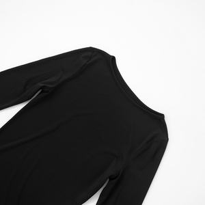 Viviblook C25DS138 <b>Women</b> Street <b>Sexy</b> Autumn New <b>Sexy</b> Spicy Girl Long Sleeved Solid Color Casual Mini <b>Dresses</b> - Product Image 6