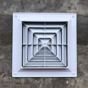 Difusor <span class=keywords><strong>de</strong></span> Aire <span class=keywords><strong>de</strong></span> Aluminio <span class=keywords><strong>de</strong></span> 4 Vías ZENGO CD-SB, Difusor <span class=keywords><strong>de</strong></span> Extracción <span class=keywords><strong>de</strong></span> Aire HVAC, Rejilla <span class=keywords><strong>de</strong></span> Ventana, Ventilación OBD, Aletas Opuestas, Adaptador <span class=keywords><strong>de</strong></span> Cuello para Amortiguador - Product Image 5