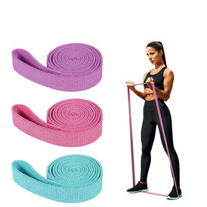 YETFUL Premium haute qualité nouveau fitness exercice gym tissu élastique polyester hanche butin cercle bande de résistance avec logo personnalisé - Product Image 4