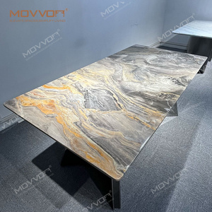 Table de salle à manger commerciale <span class=keywords><strong>en</strong></span> aluminium, pliable, avec 2 extensions, 5 pièces, 36 pouces, pour événements (mariages, réceptions) - Product Image 2
