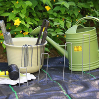 20 CM pour barrière contre les mauvaises herbes tissu piquets de jardin agrafes pelouse en forme de U galvanisé paysage broches