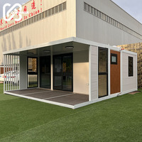 Poubelle Mobile Xu Pliante Préfabriquée Conteneur Extensible Maison Intégrée Pod 30 pieds avec Salle de Toilette Livraison Gratuite