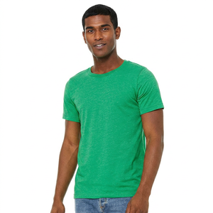 Unisex Custom Short Sleeve Jersey T-Shirt Tri-Blend Breathable T Shirt for Man - Product Image 1