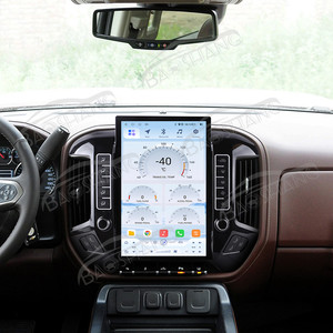 Baoshang 14,5' Android pour <span class=keywords><strong>Chevrolet</strong></span> <span class=keywords><strong>Silverado</strong></span> 2013-2019/GMC-Sierra <span class=keywords><strong>2014</strong></span>-2020 Écran vertical Lecteur vidéo de voiture Radio de voiture GPS - Product Image 2