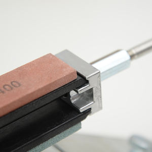 Fábrica al por mayor accesorios de cocina afilador de ángulo fijo de acero inoxidable para tijeras cuchillos con 4 piedras de afilar - Product Image 5